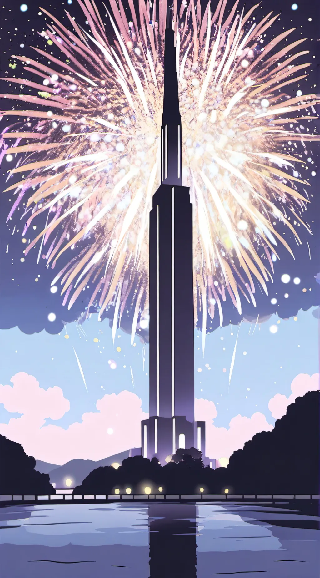 ai character: MD new years background