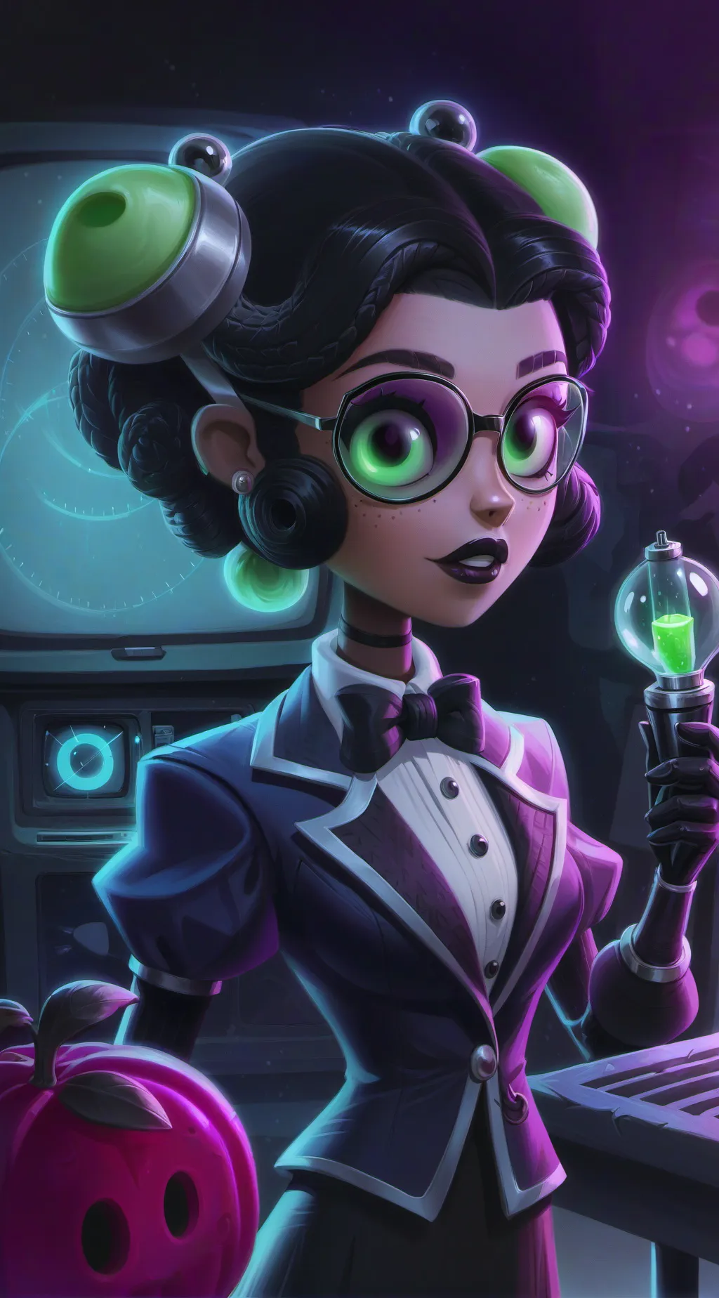 ai character: DW Vee background