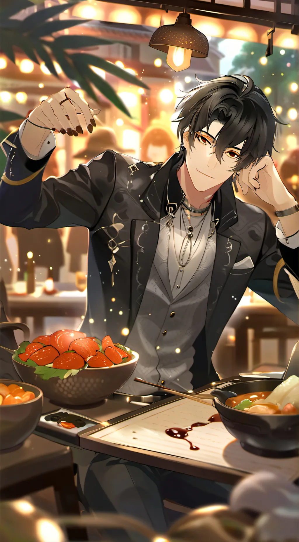 ai character: sever background