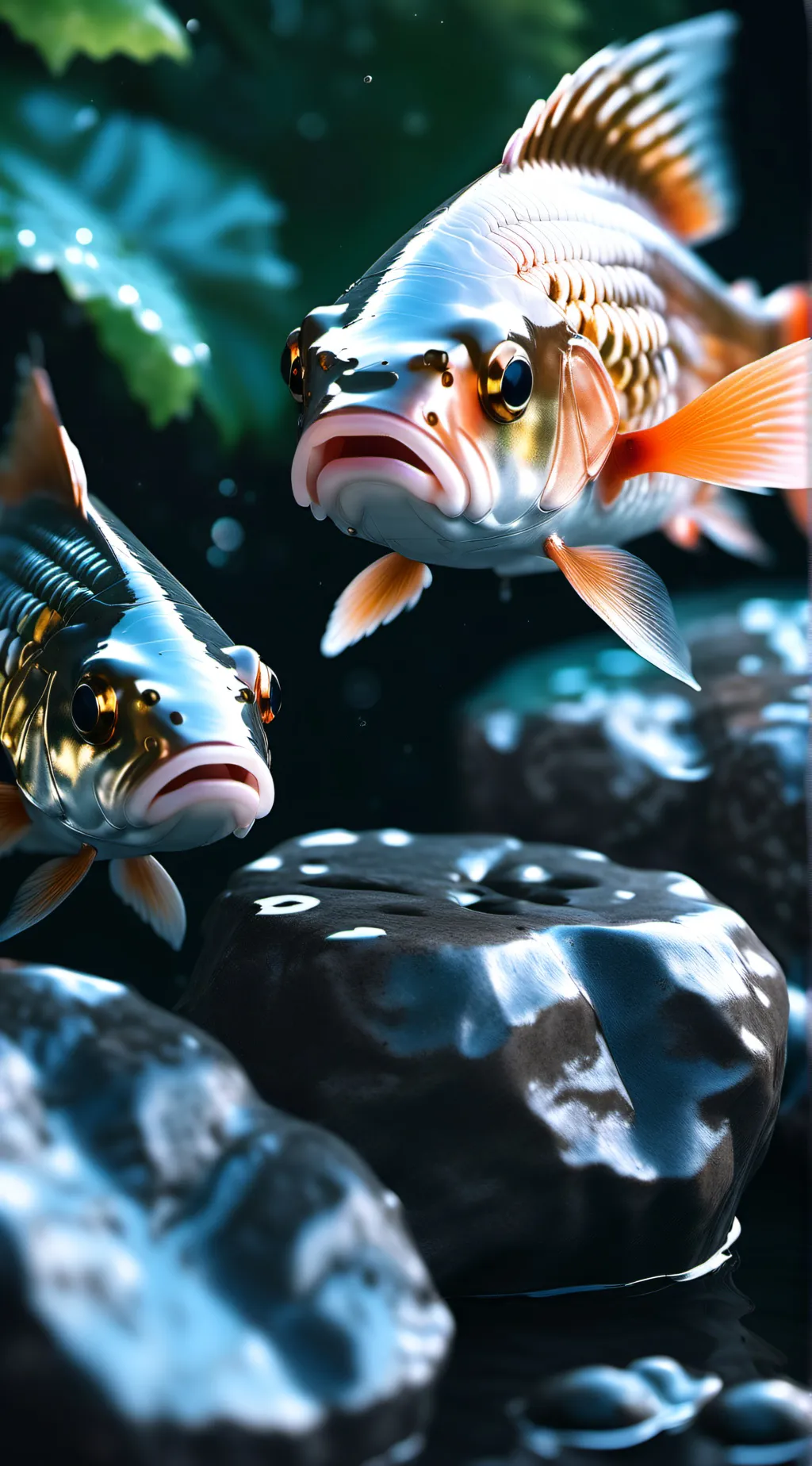 ai character: Golden Fish  background