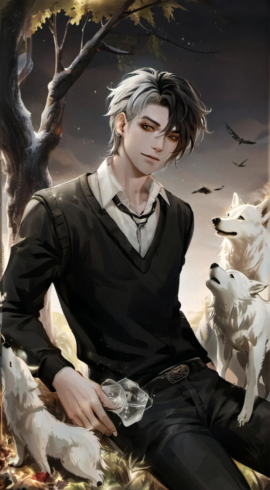 ai character: Ash background