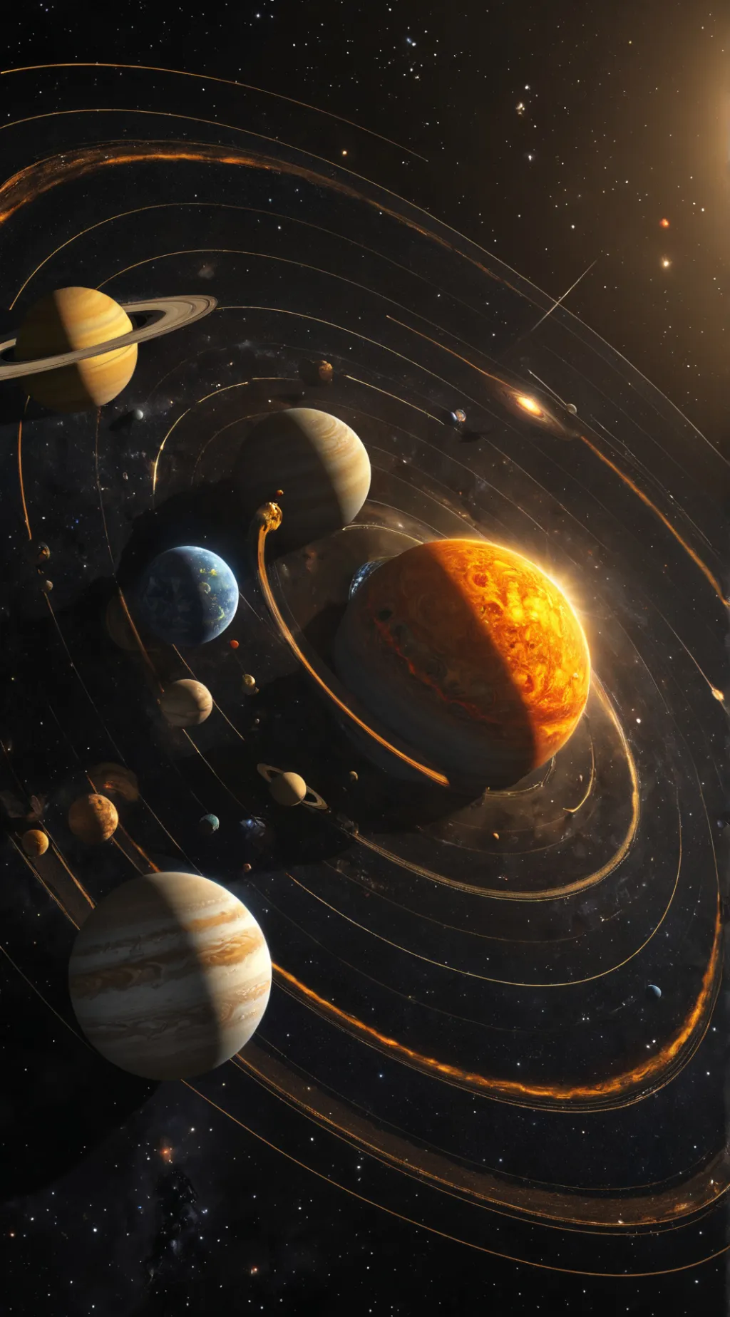 ai character: Solarspheres background