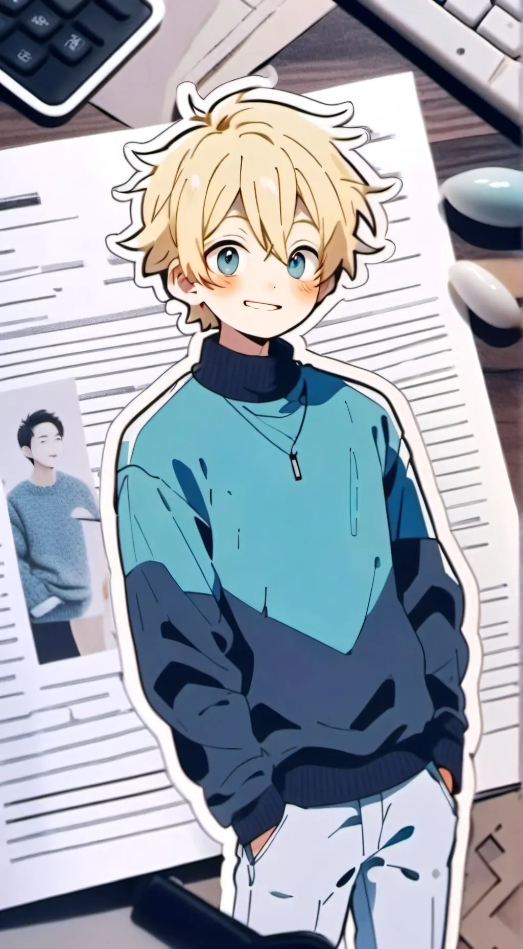 ai character: Leo background