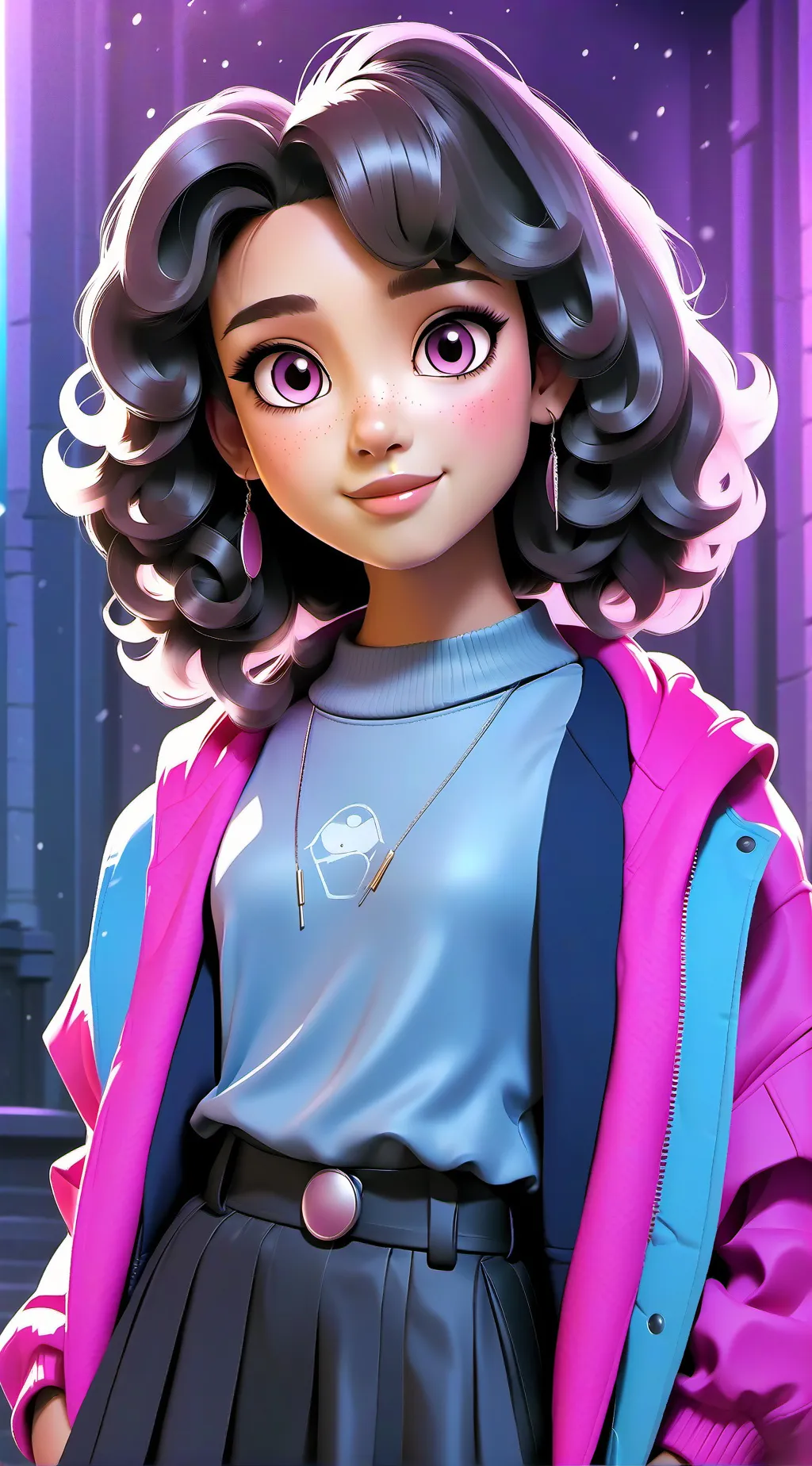 ai character: Ivy  background