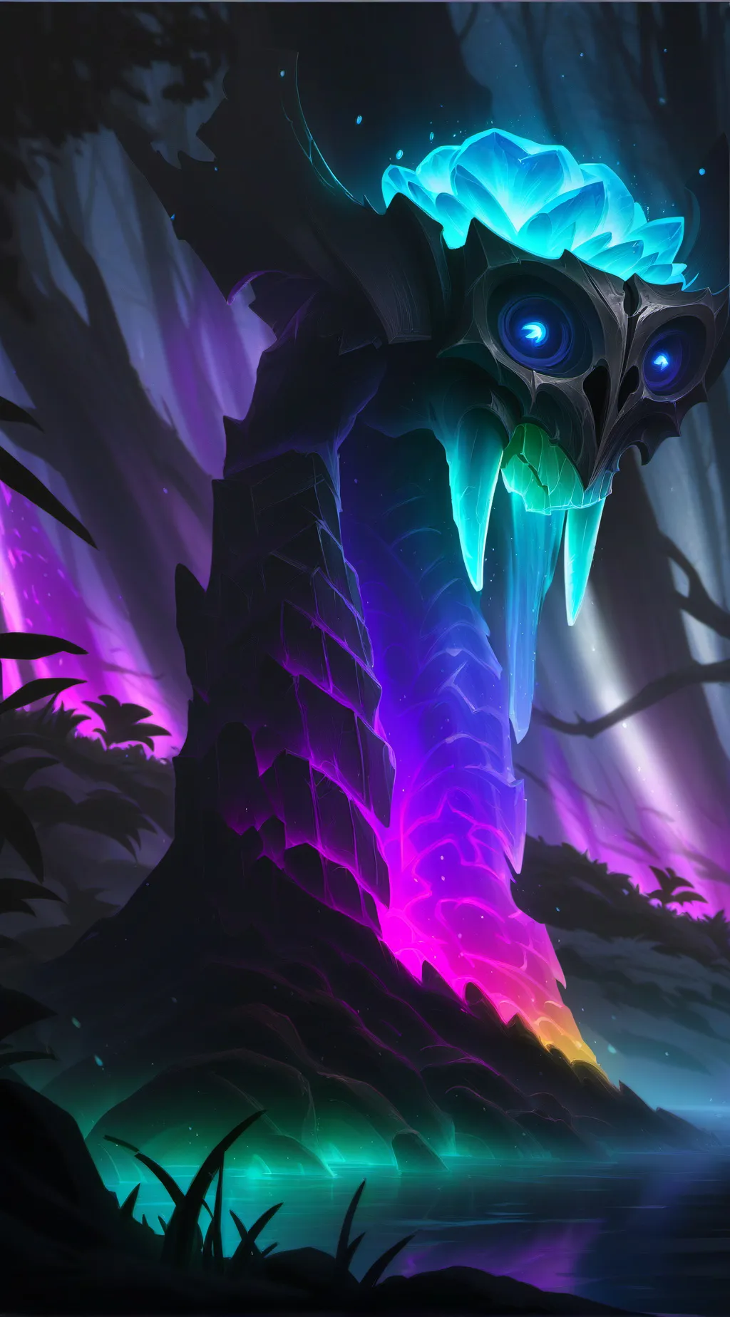 ai character: DW twisted  background