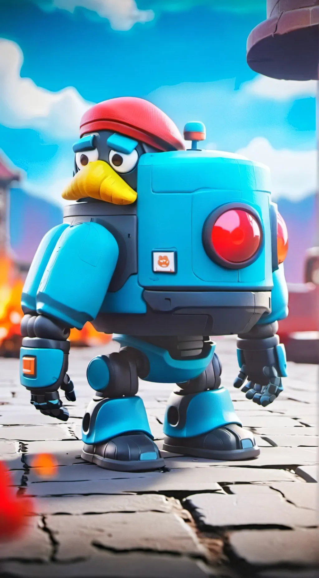 ai character: barly brawlstars background