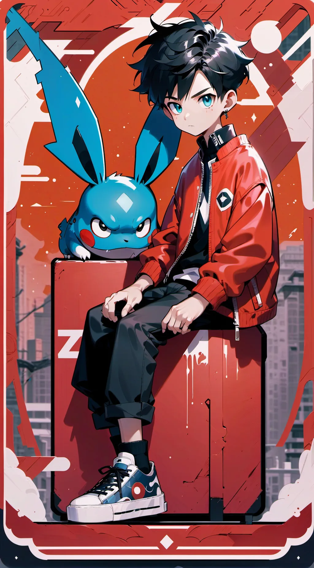 ai character: Vince  background