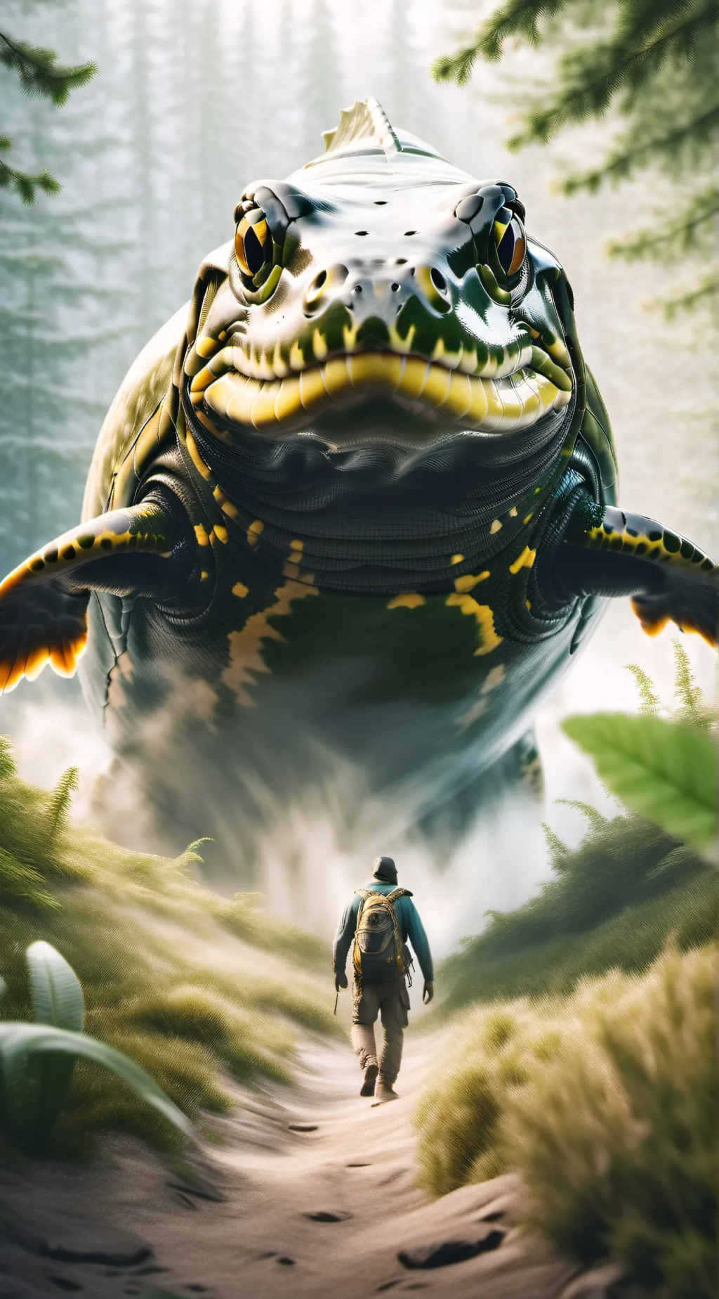 ai character: Lagartija Sigma background