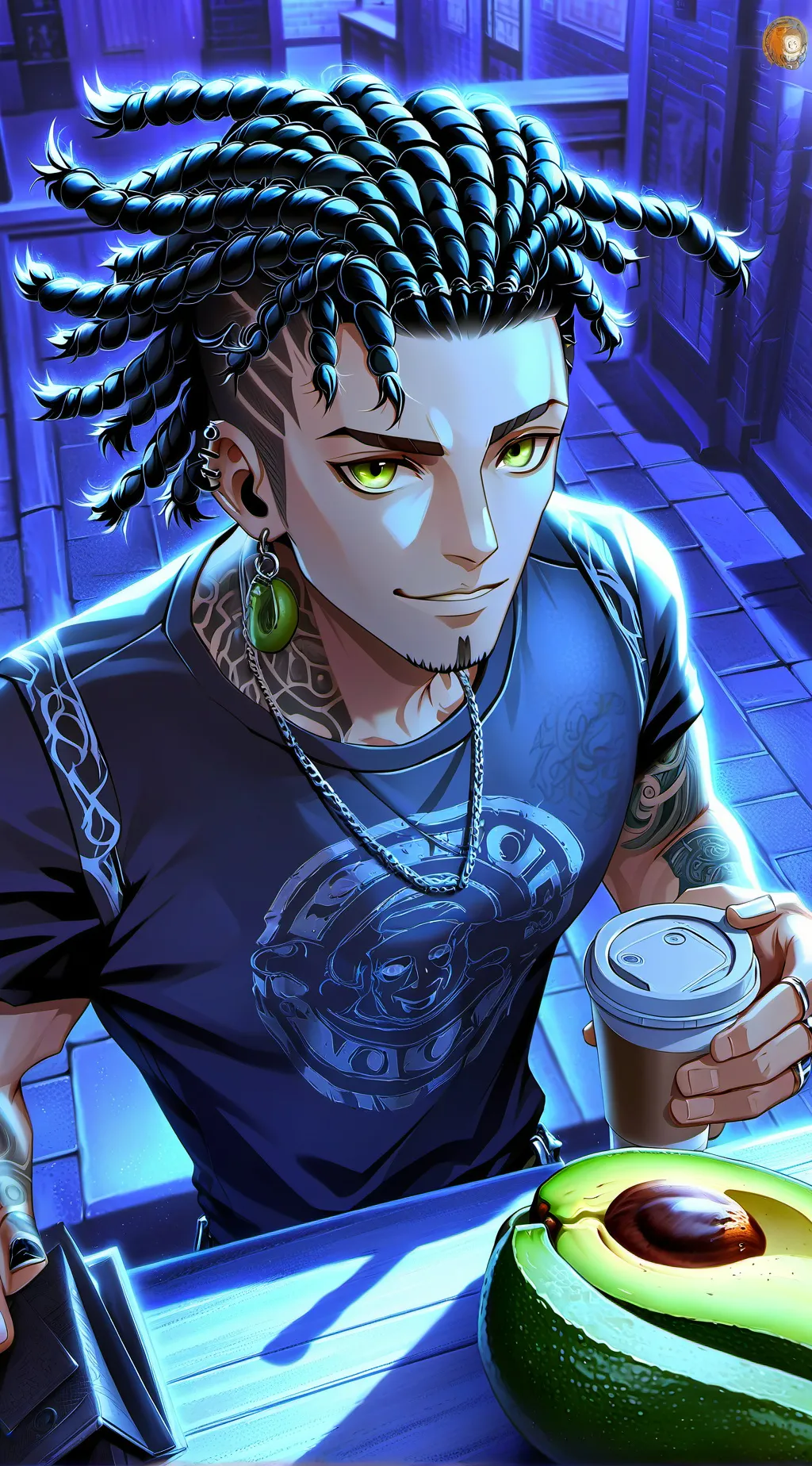 ai character: The Reluctant Anar background