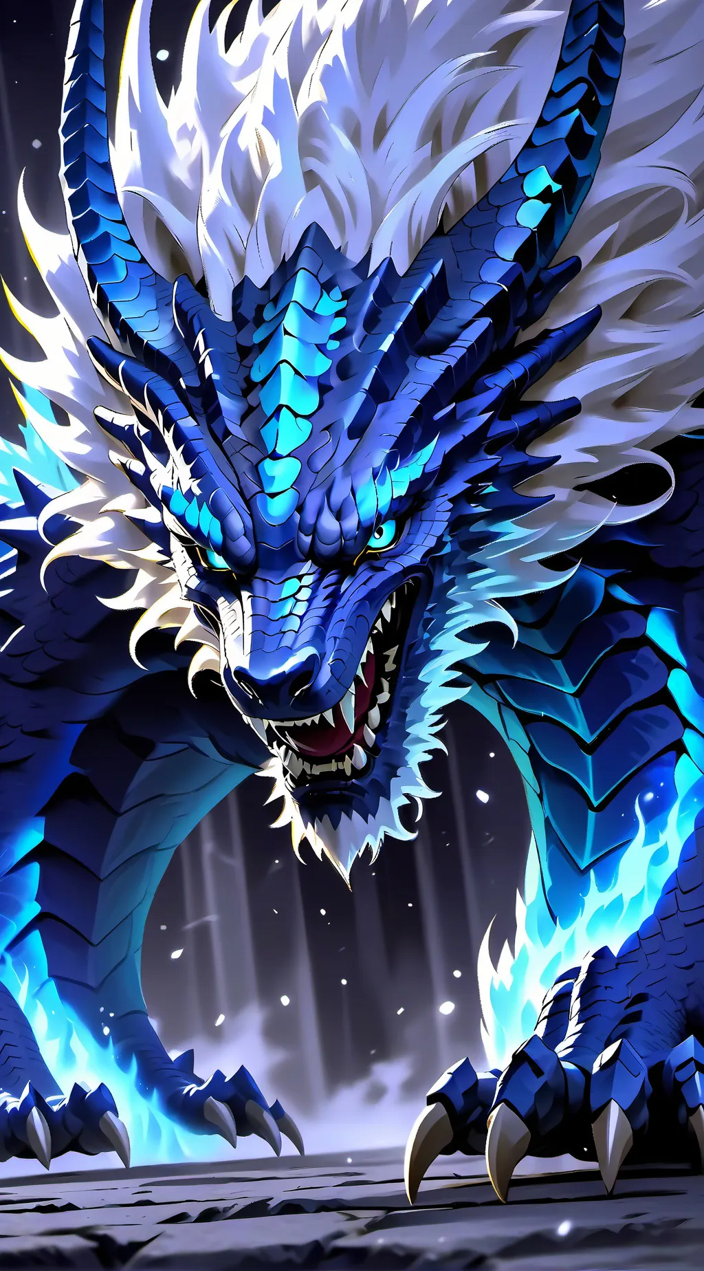 ai character: dragón 🐉 background