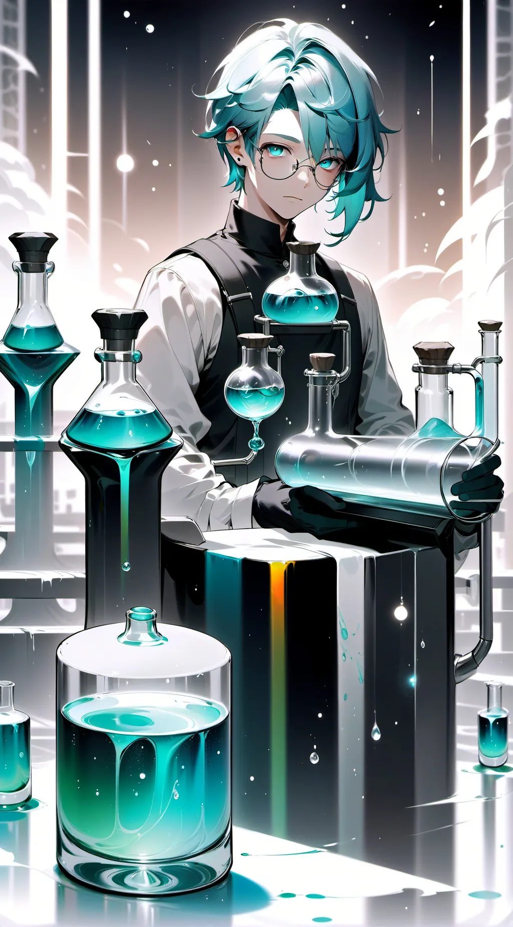 ai character: Fpe sience au background