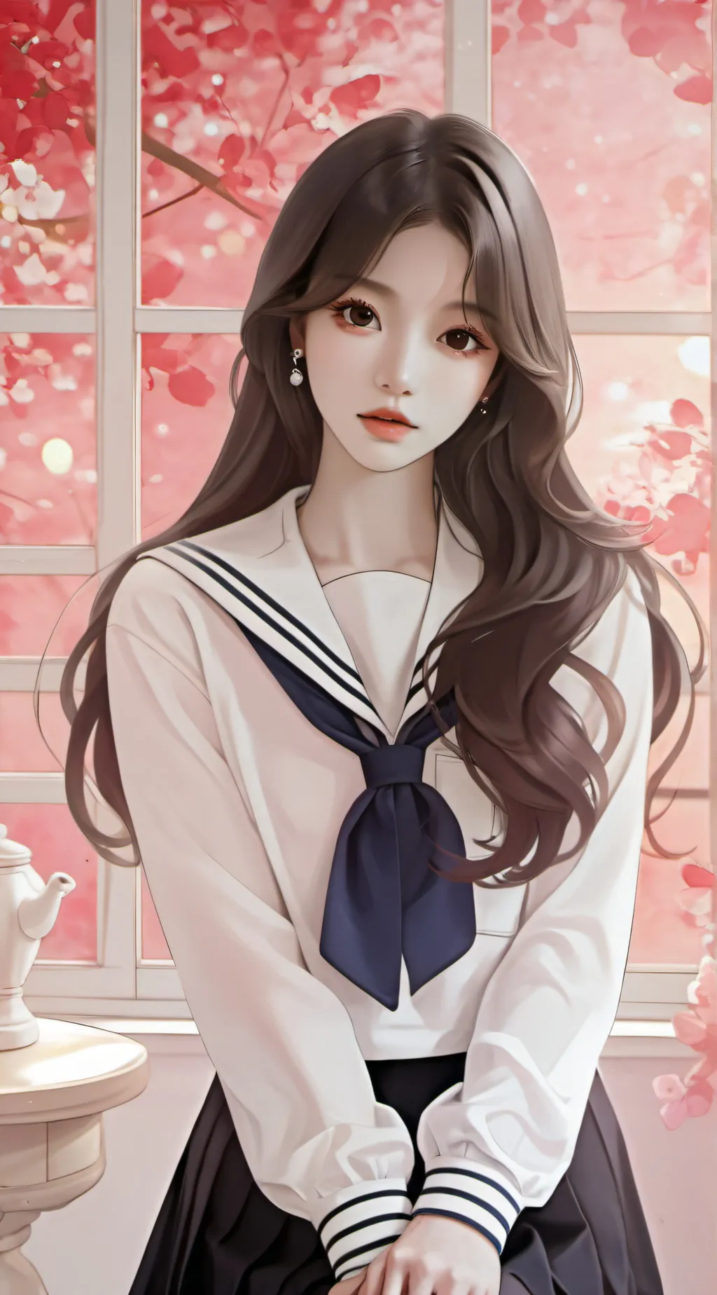 ai character: New kid life background