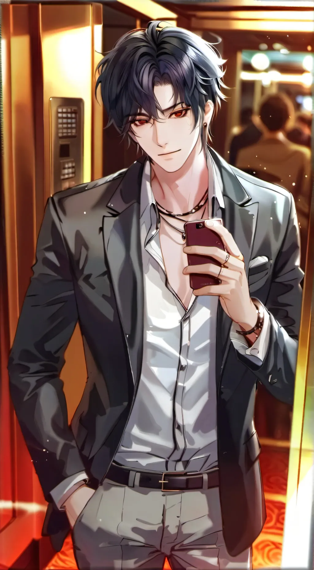 ai character: Vecino del 5° background