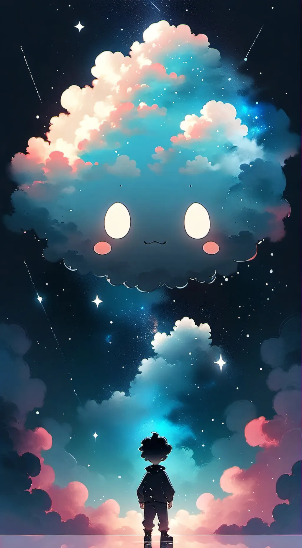 ai character: ☁️CLOUDY☁️ background