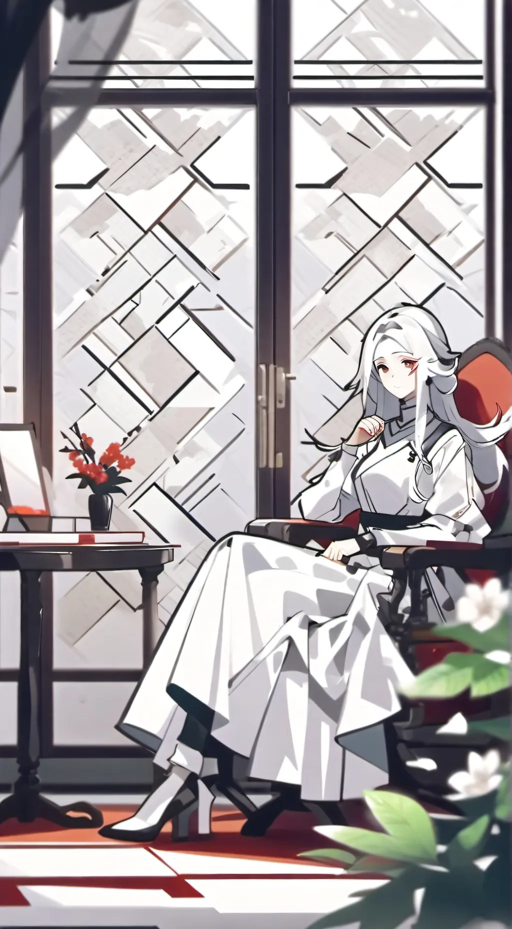 ai character: Therapy background