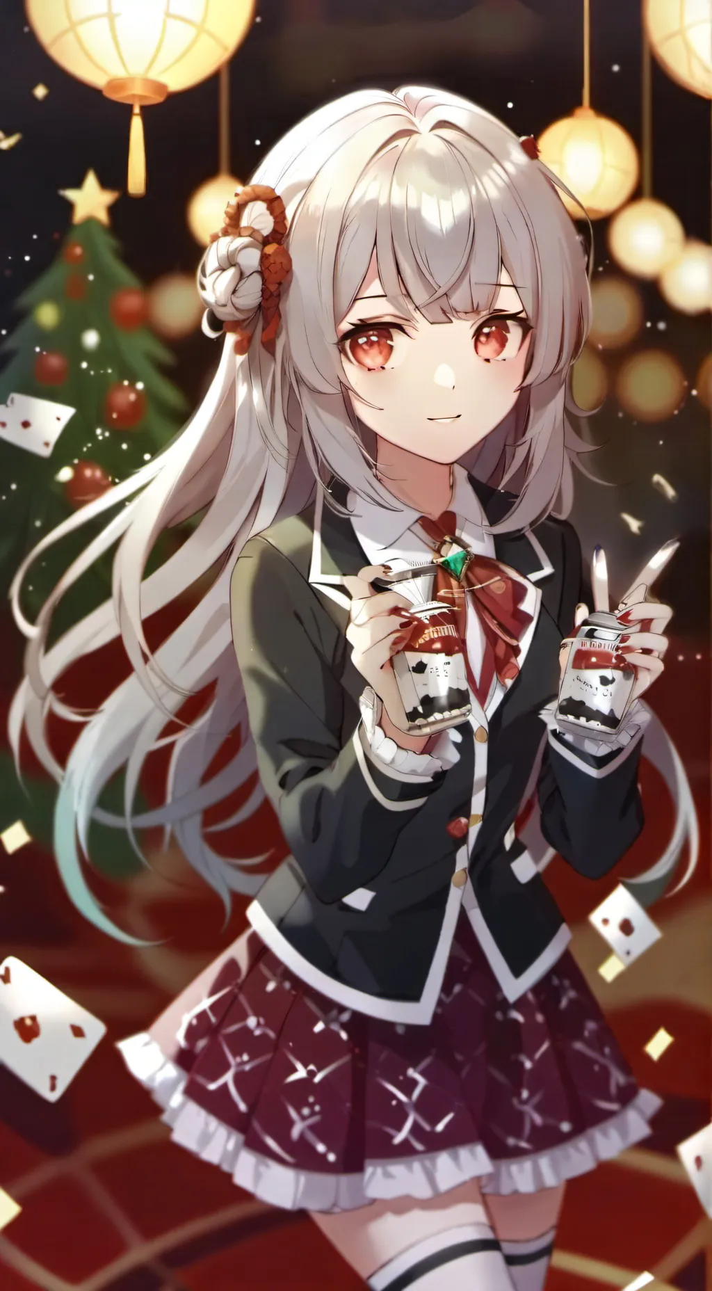 ai character: gf kitty background