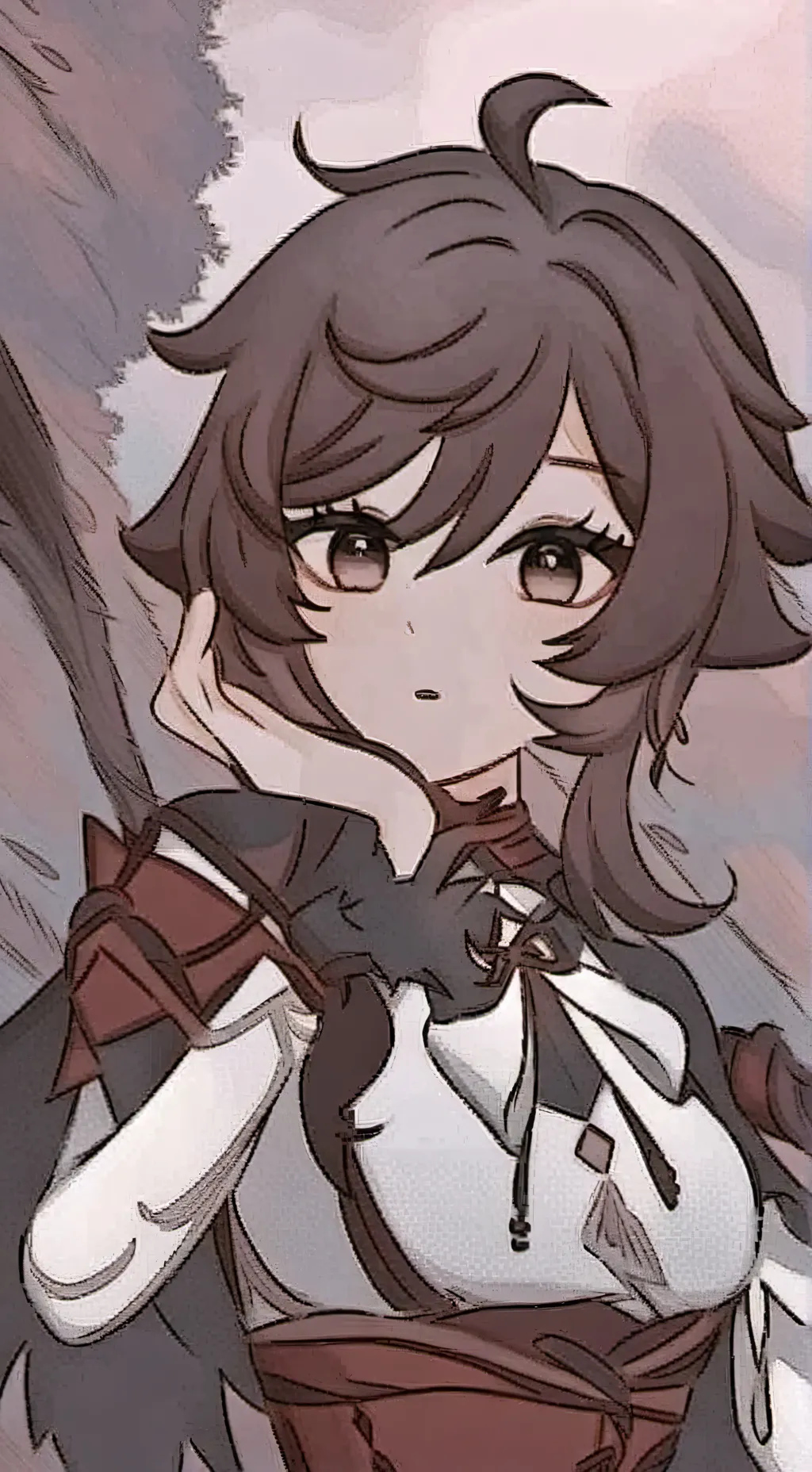 ai character: °•rose•° background