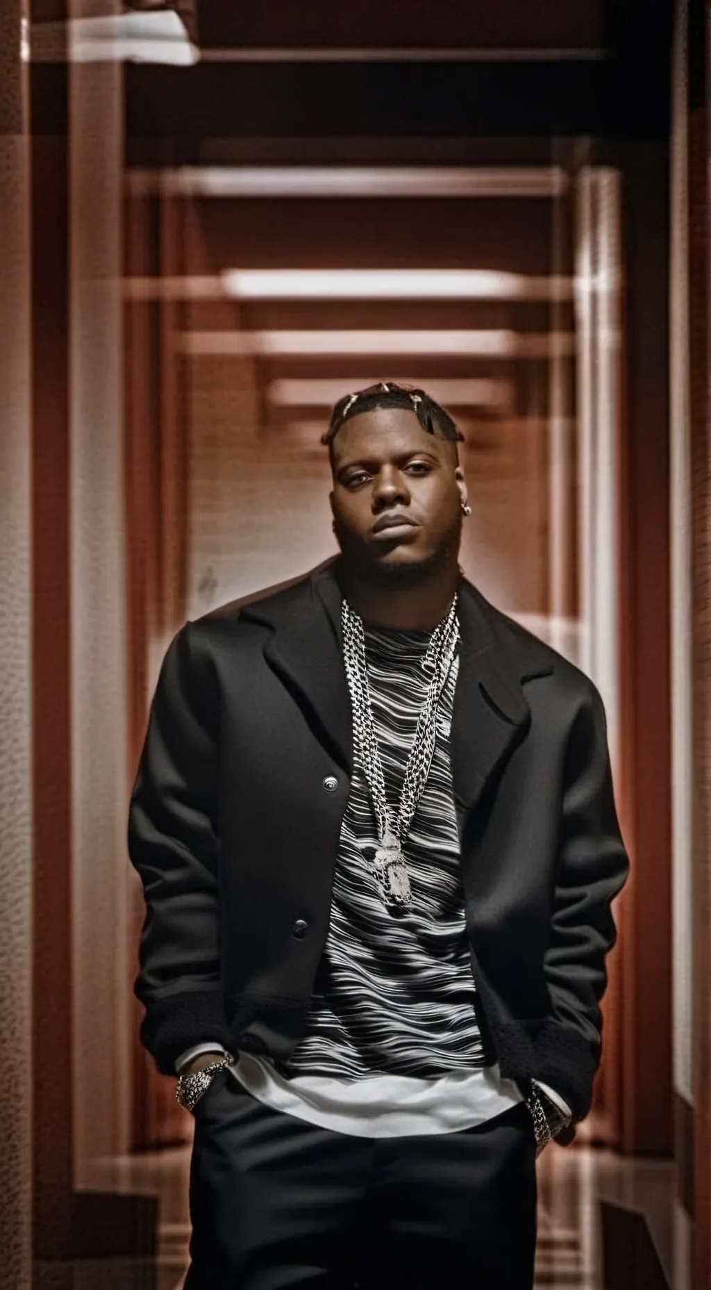 ai character: B,I,G, background