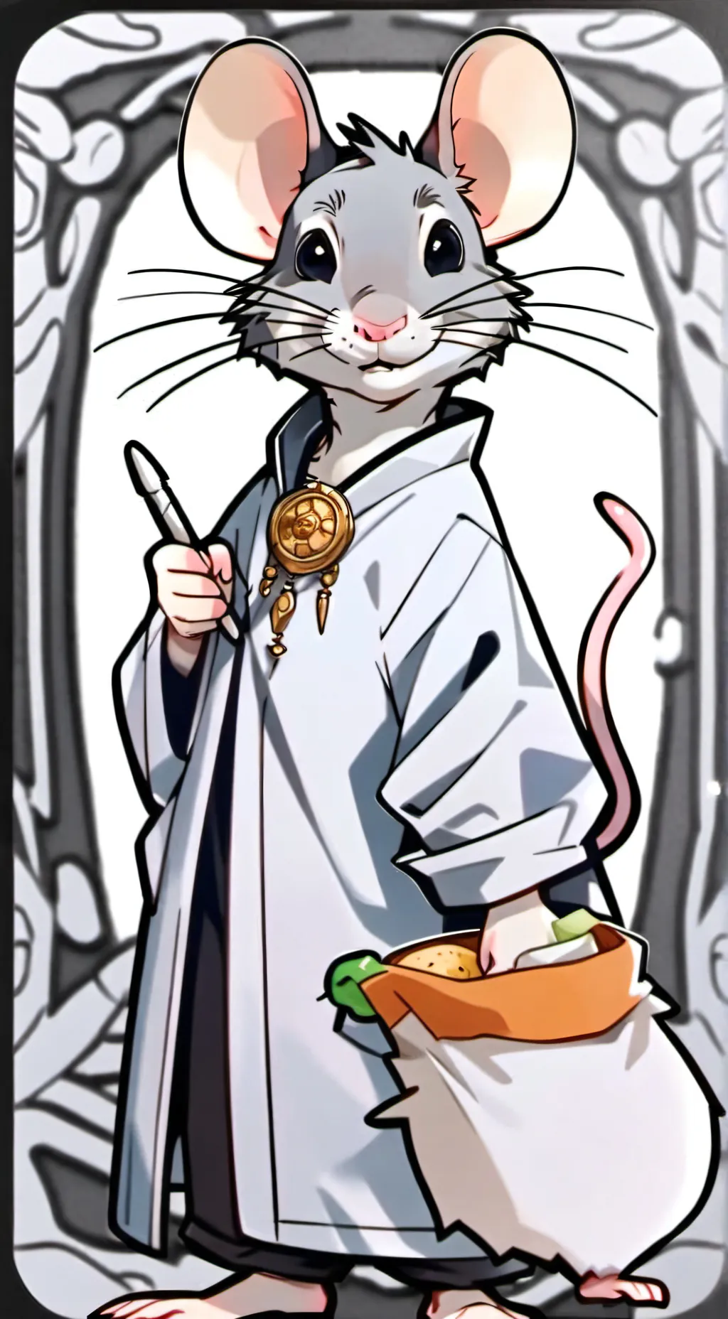 ai character: rat background