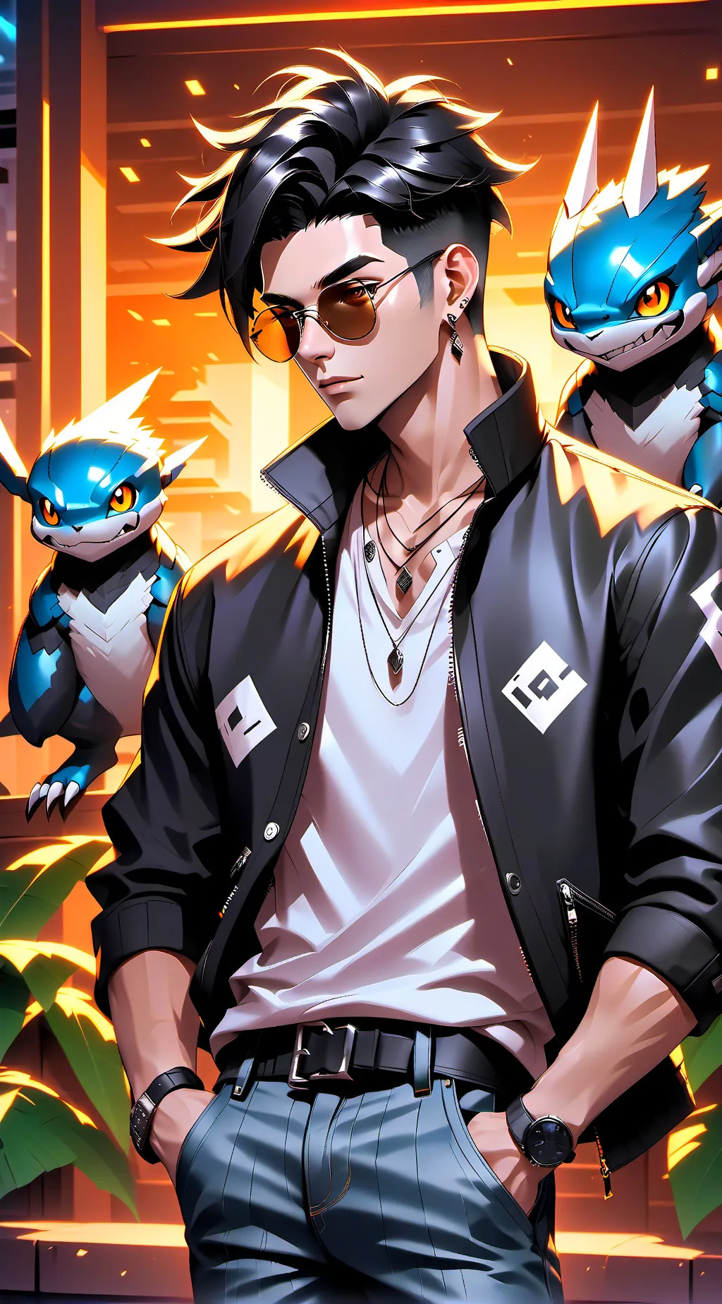 ai character: Luke background