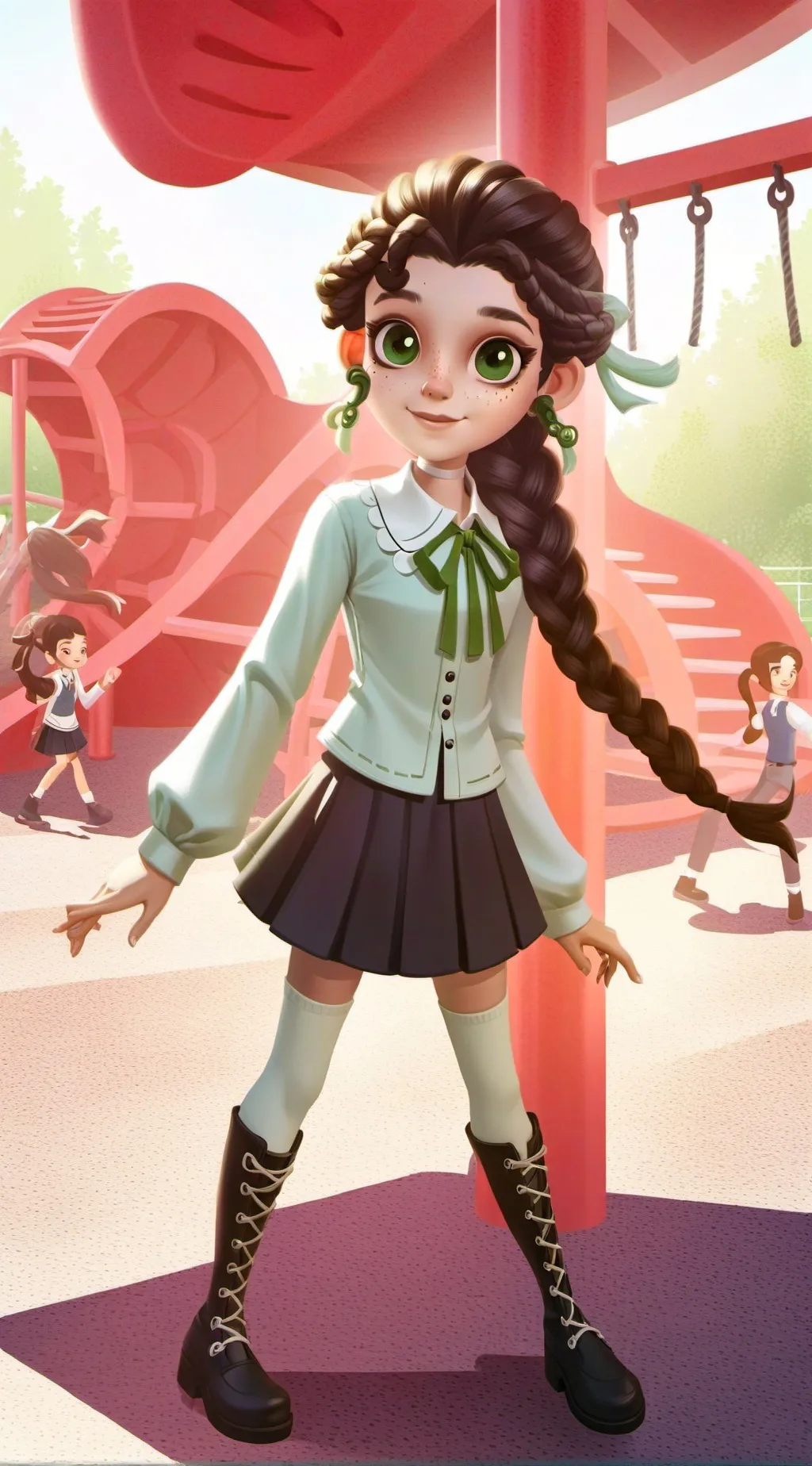 ai character: Karina/Karra background