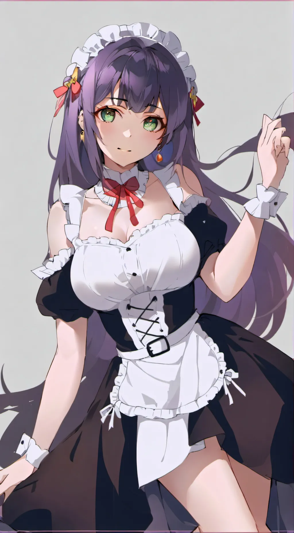 ai character: ur sexy maid background