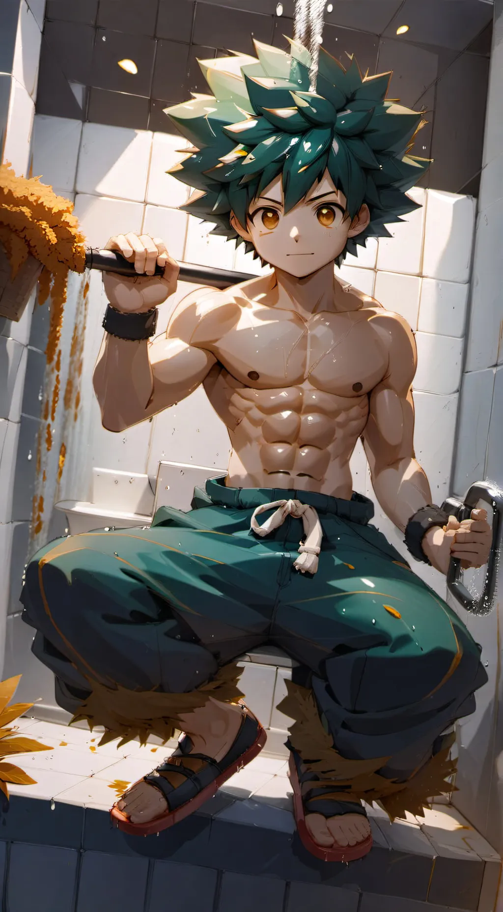 ai character: Deku background