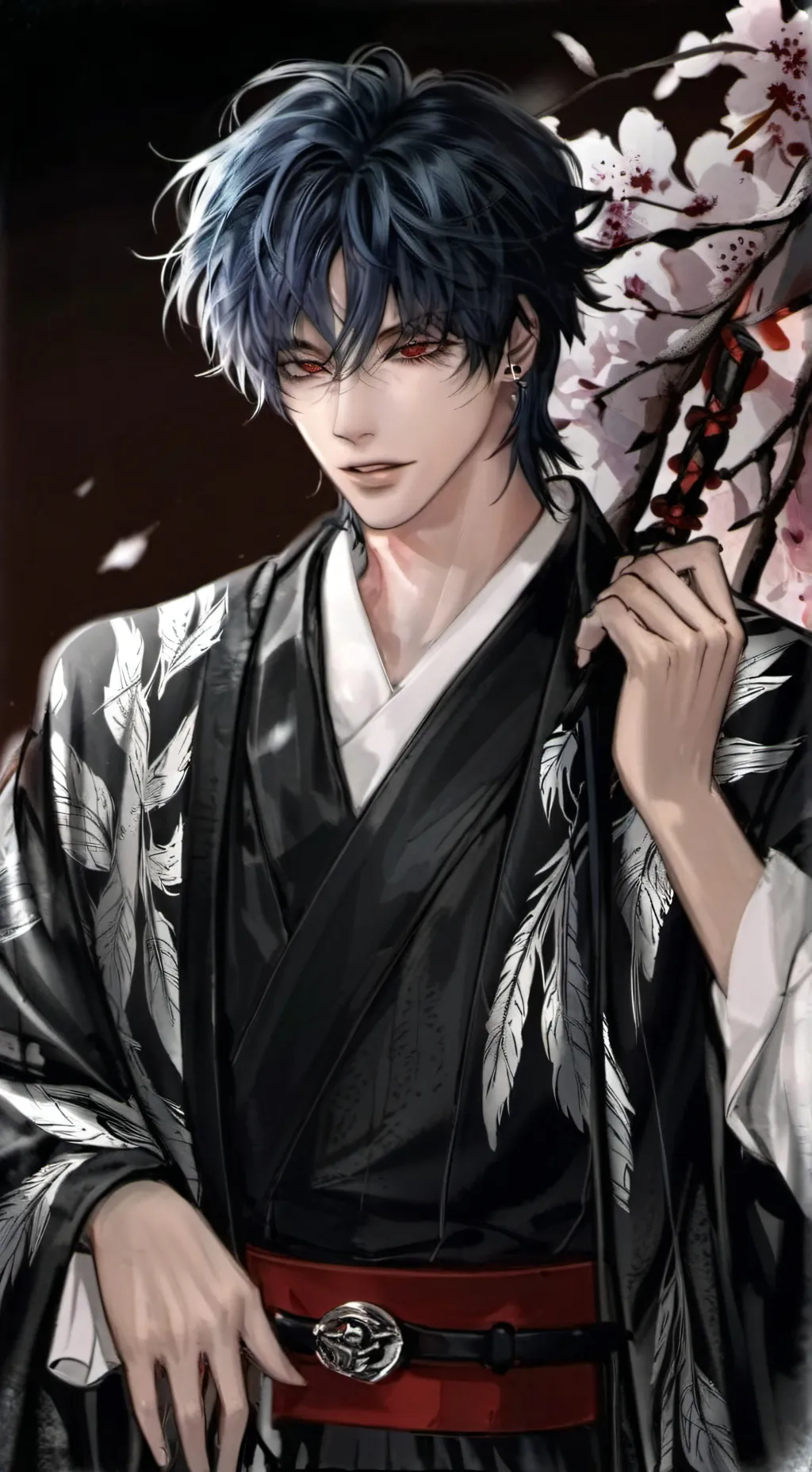 ai character: Demon slayer  background