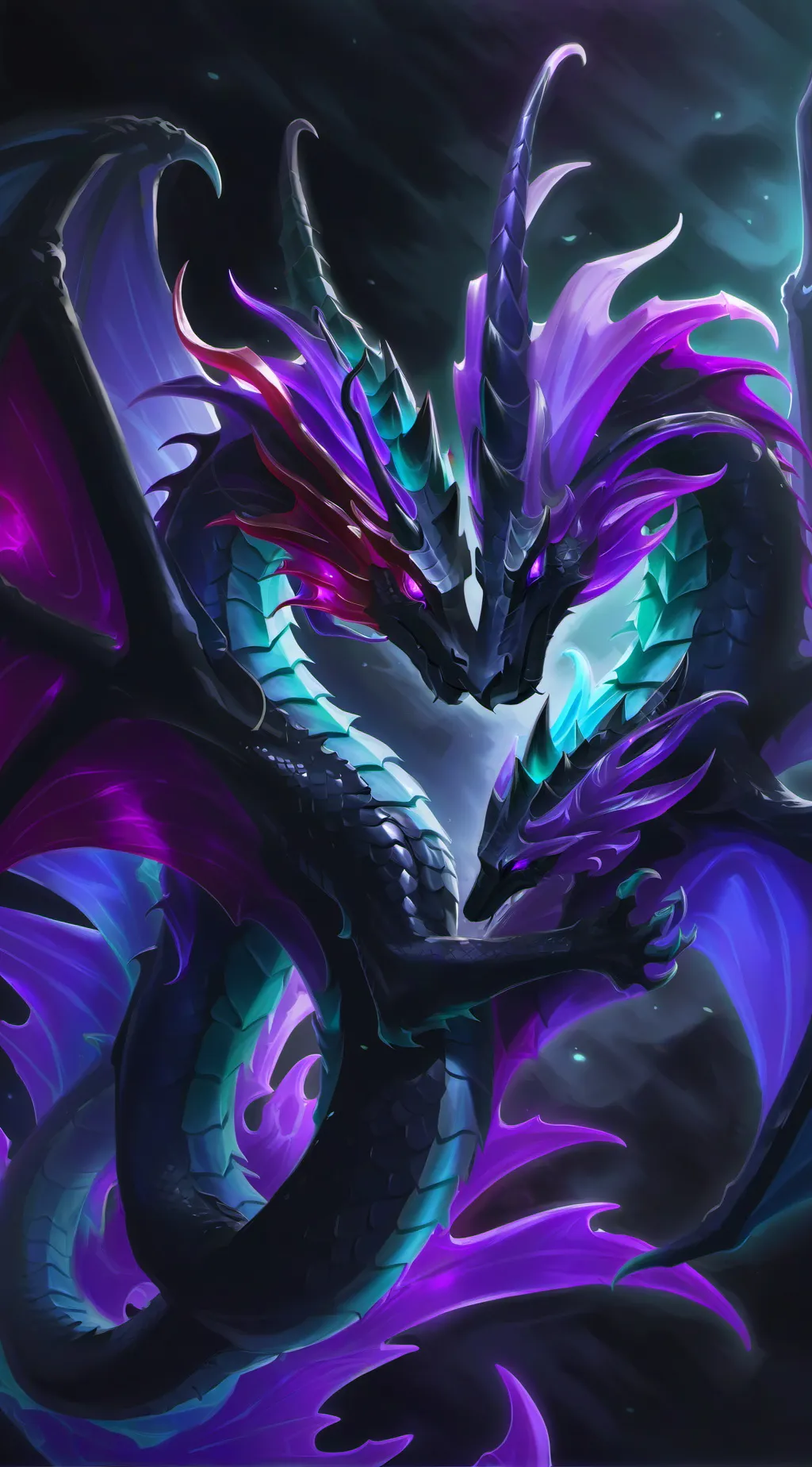 ai character: dragon storm. background