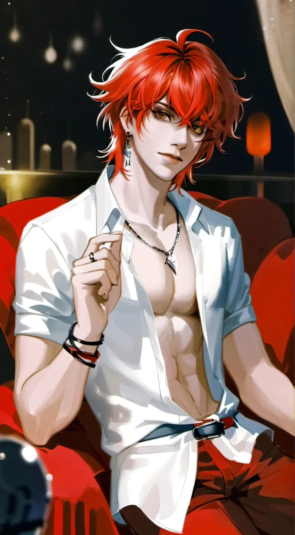 ai character: Leo background