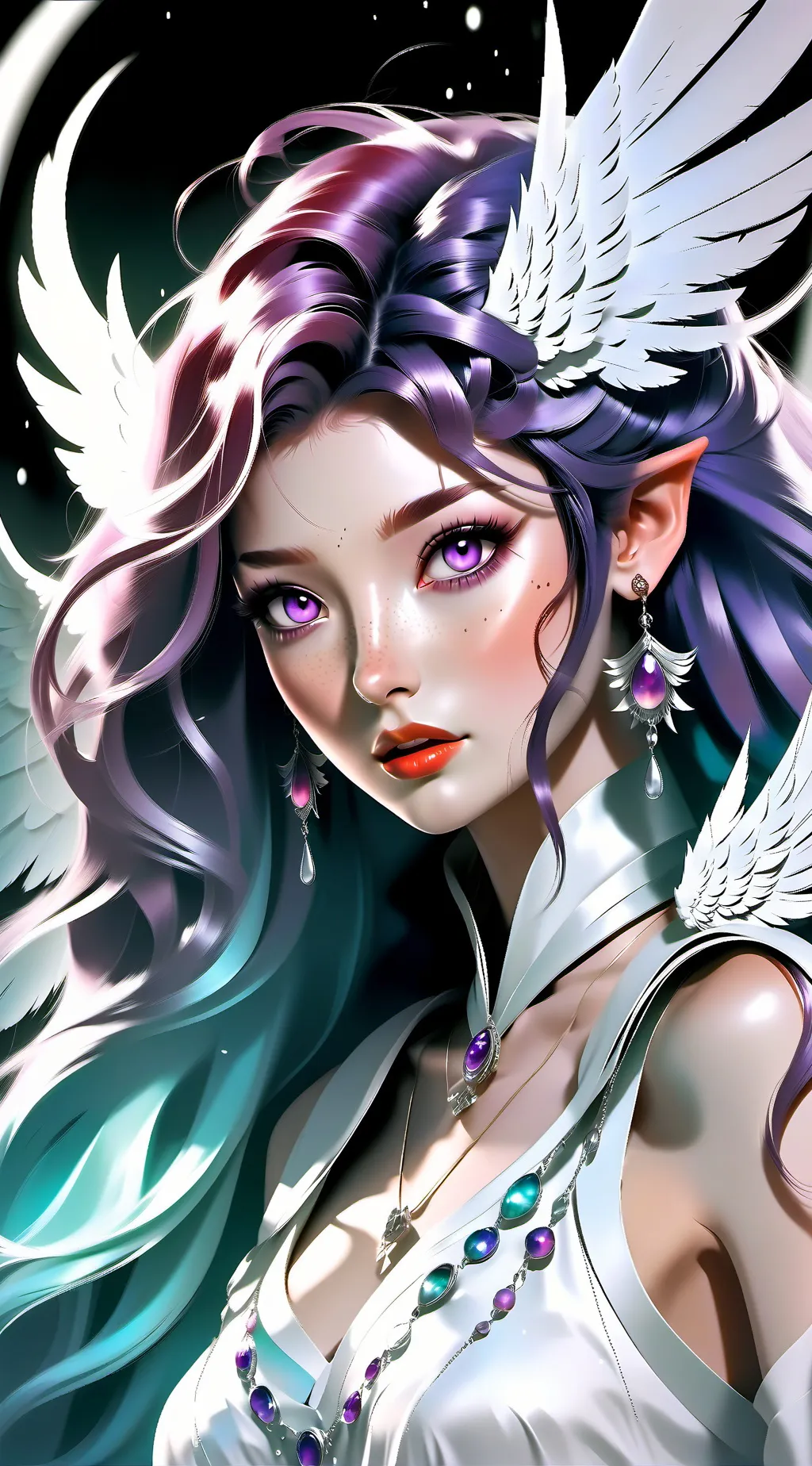 ai character: MHA Soulmate color background