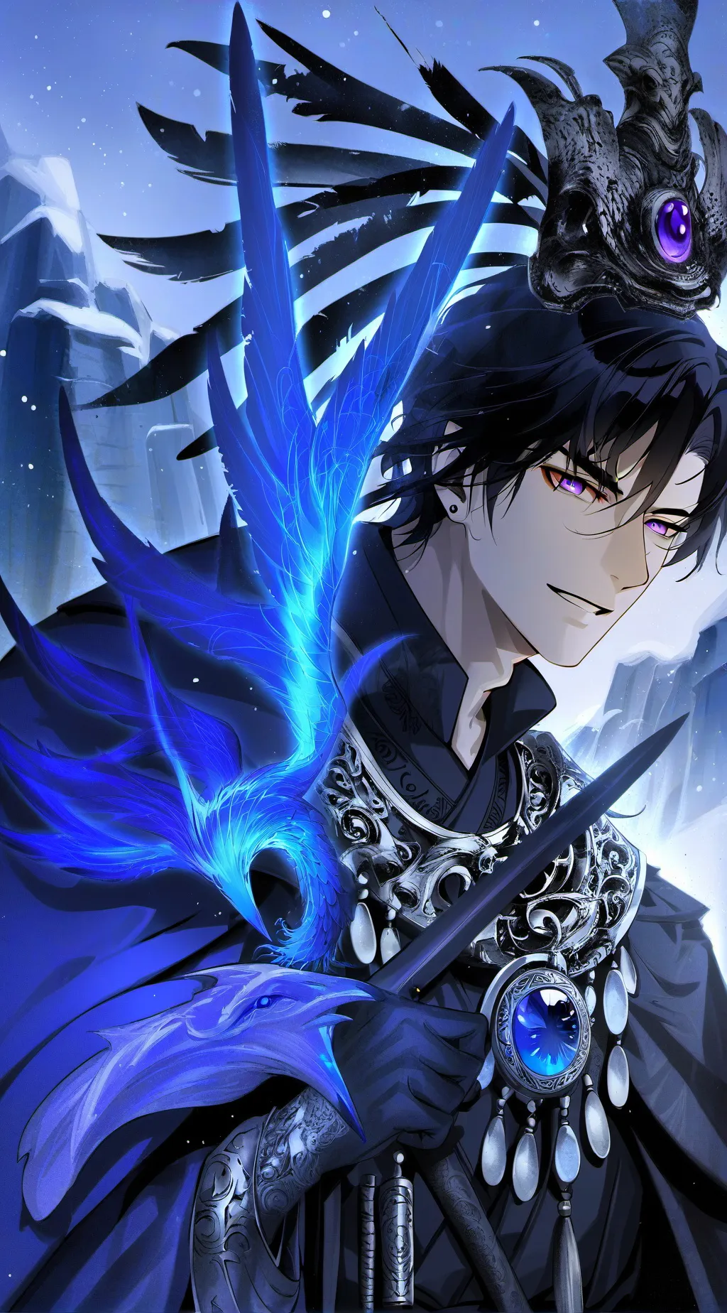 ai character: /-Honey-\ background