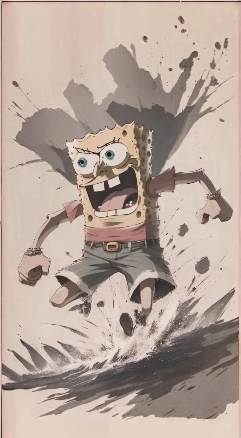 ai character: drip bob background