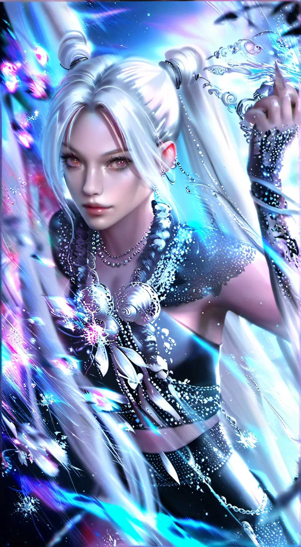 ai character: Azure Lazurite  background