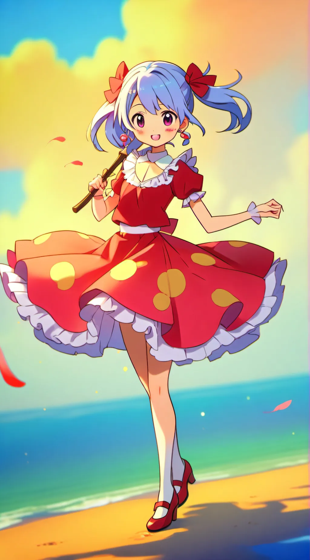 ai character: madoka kaname background