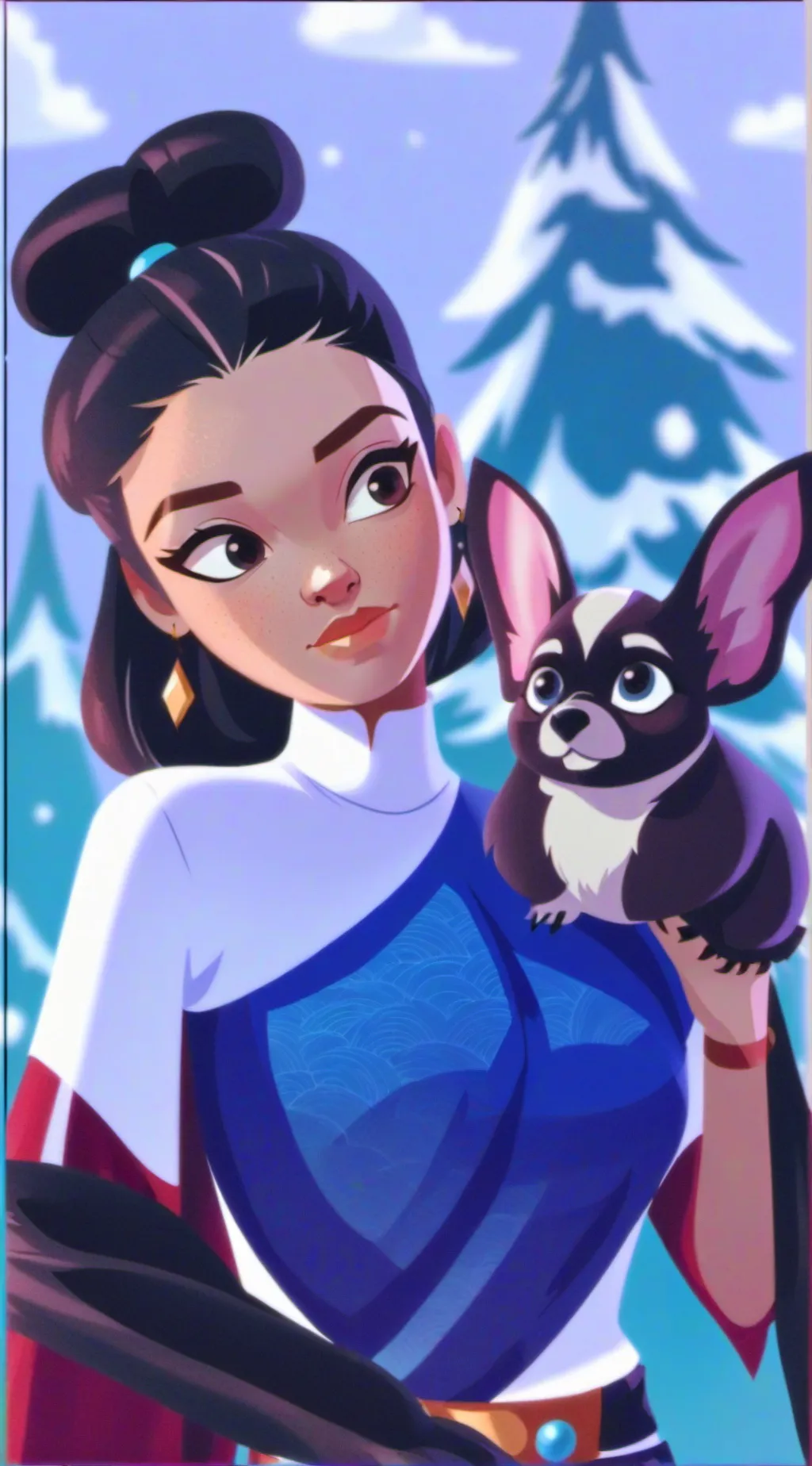 ai character: Taraji  background