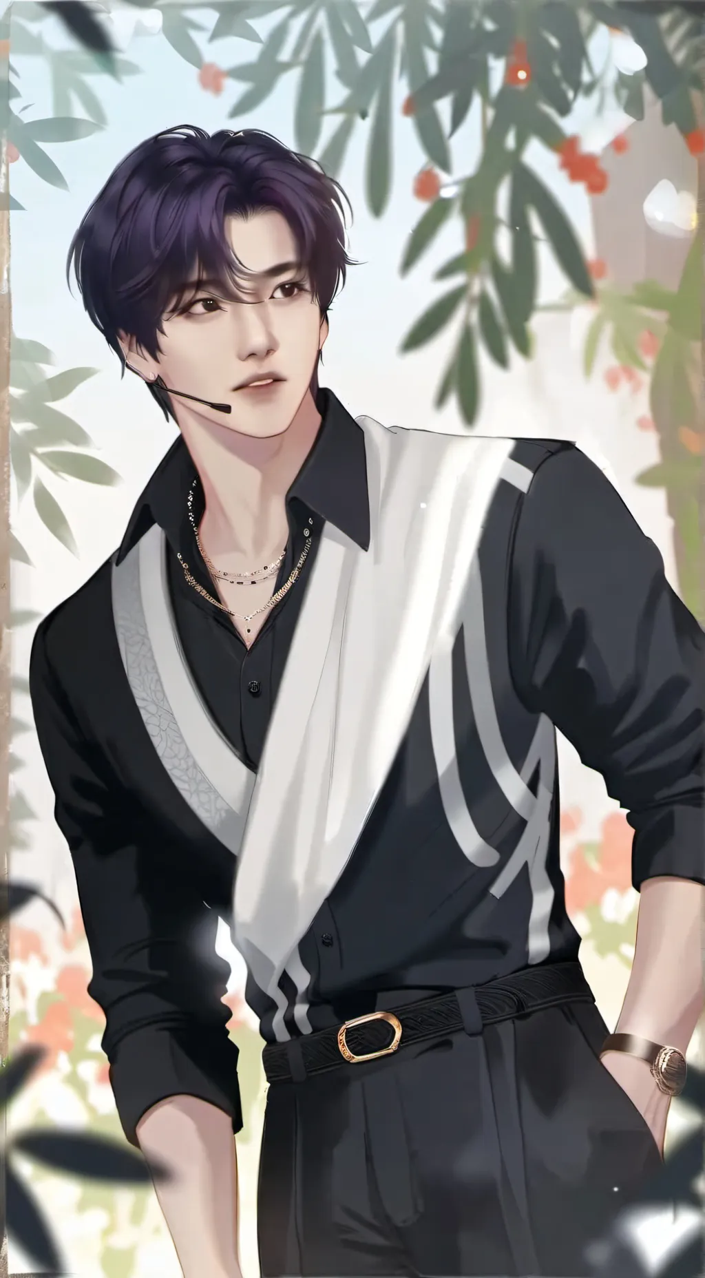 ai character: jake🖤⛓️ background