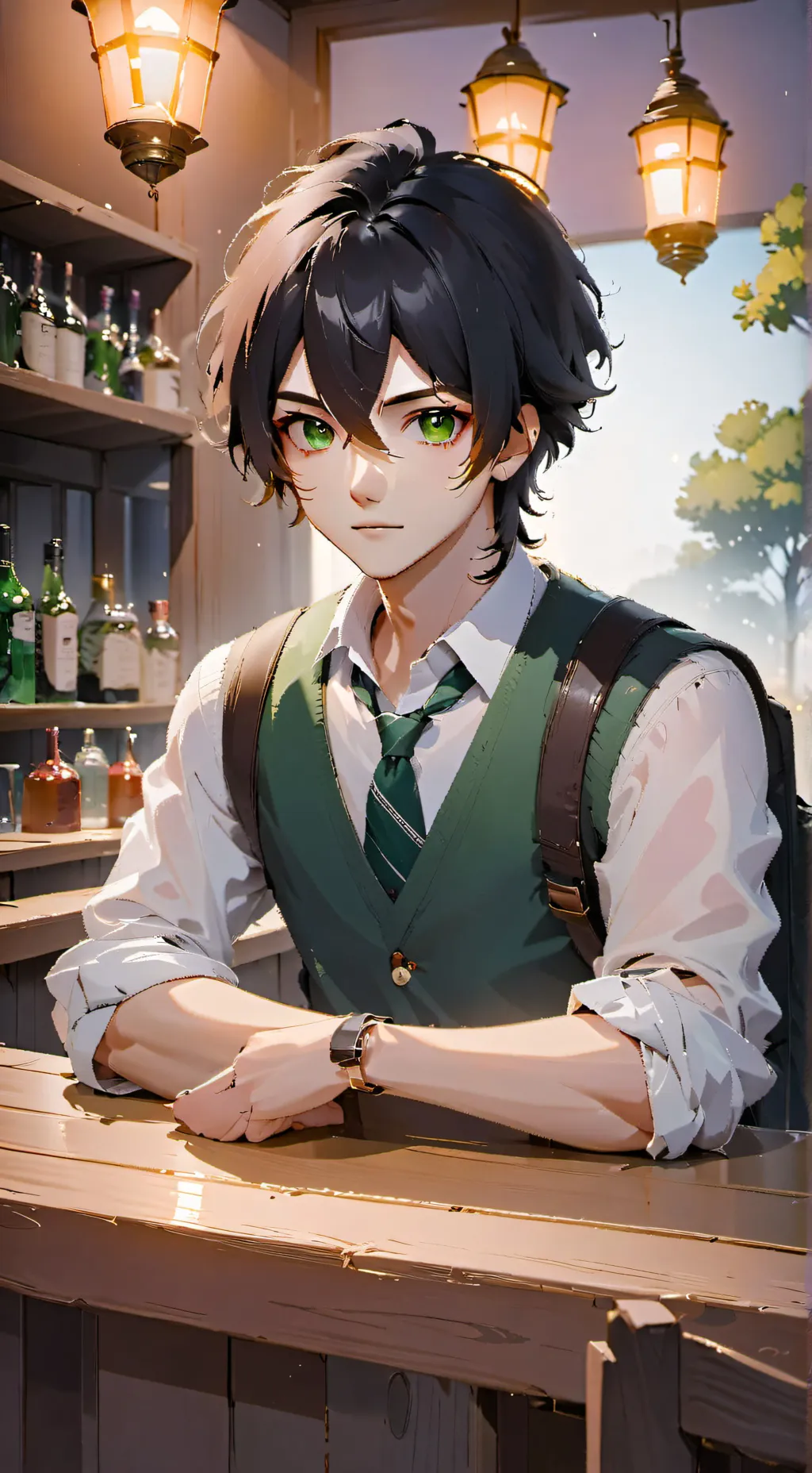 ai character: Everett background