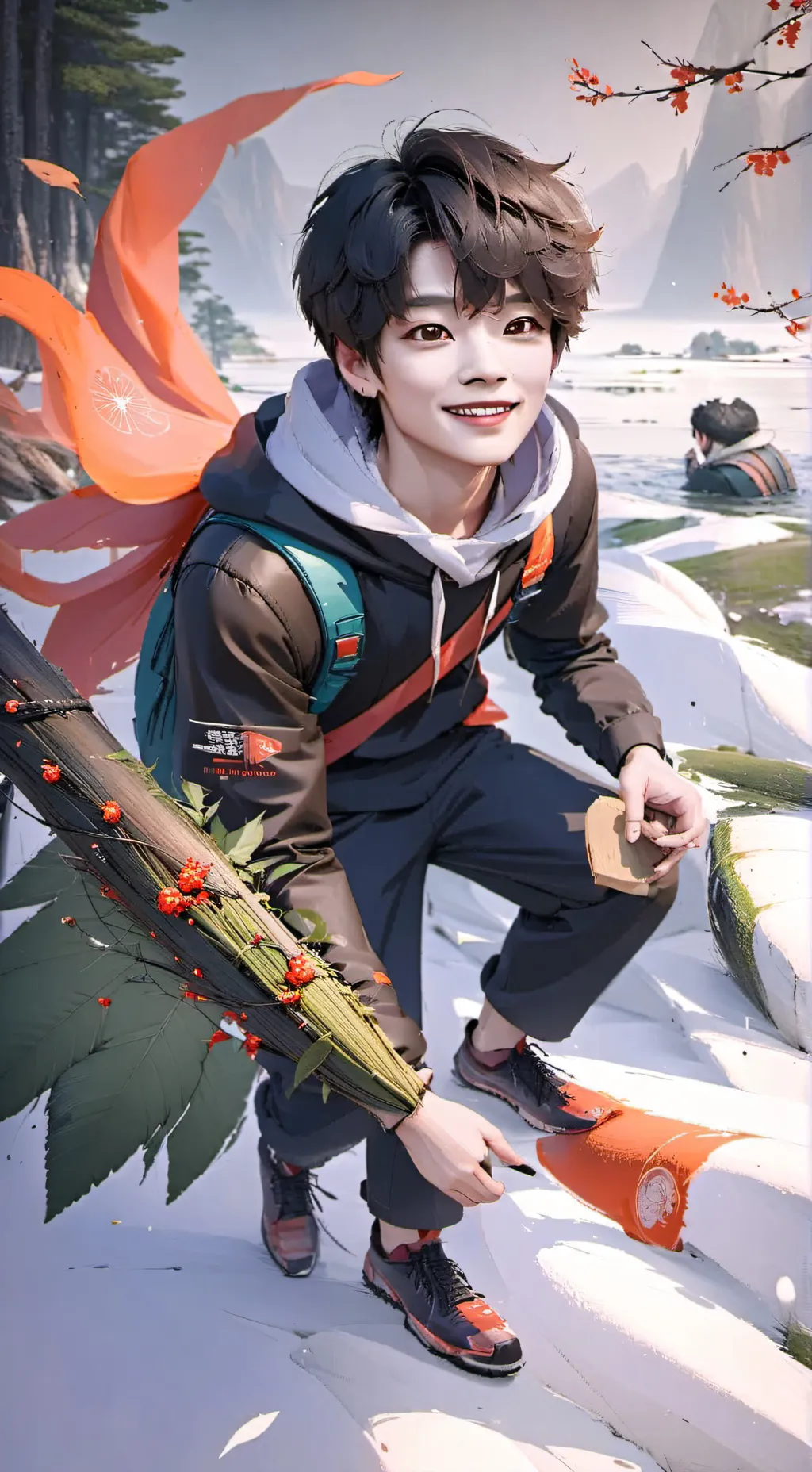 ai character: Stray kids❤️🤪 background