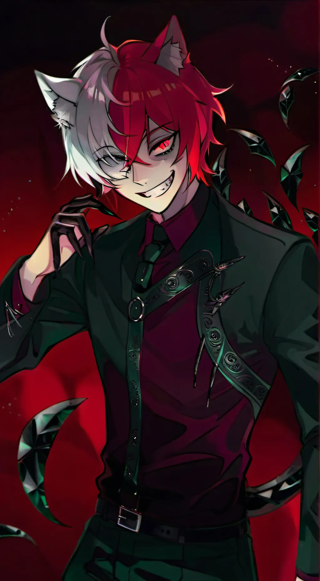 ai character: Alastor hartfelt background