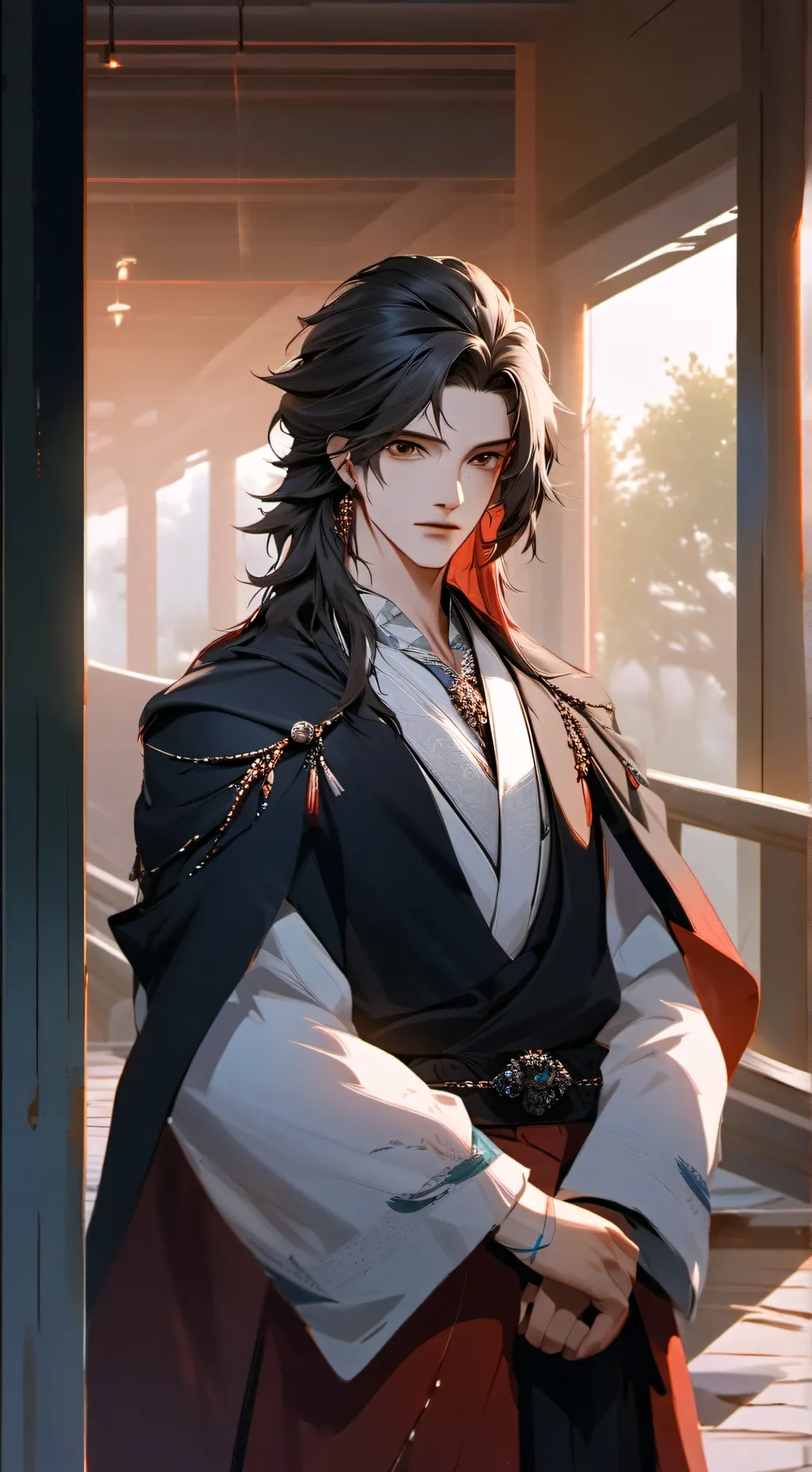 ai character: Roua  background