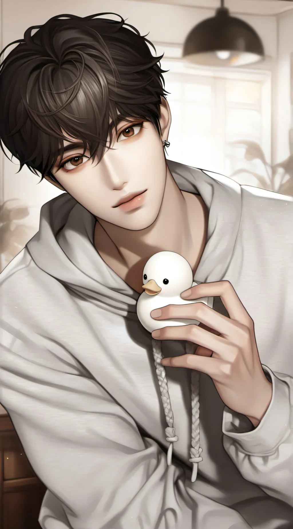 ai character: Leonardo background