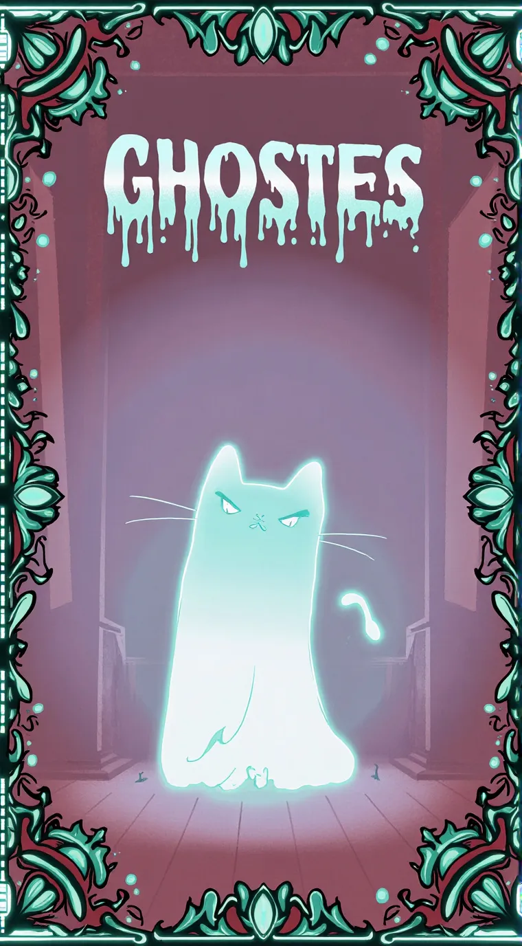 ai character: catghost background