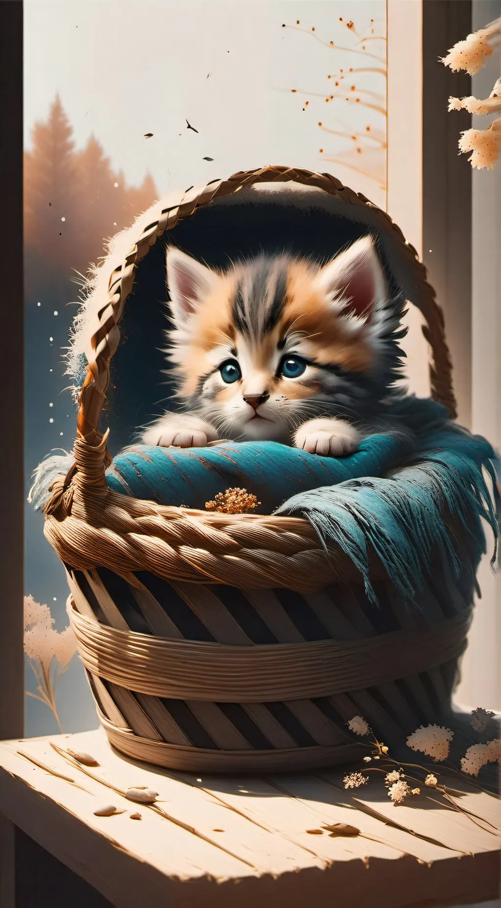 ai character: Your kitten background