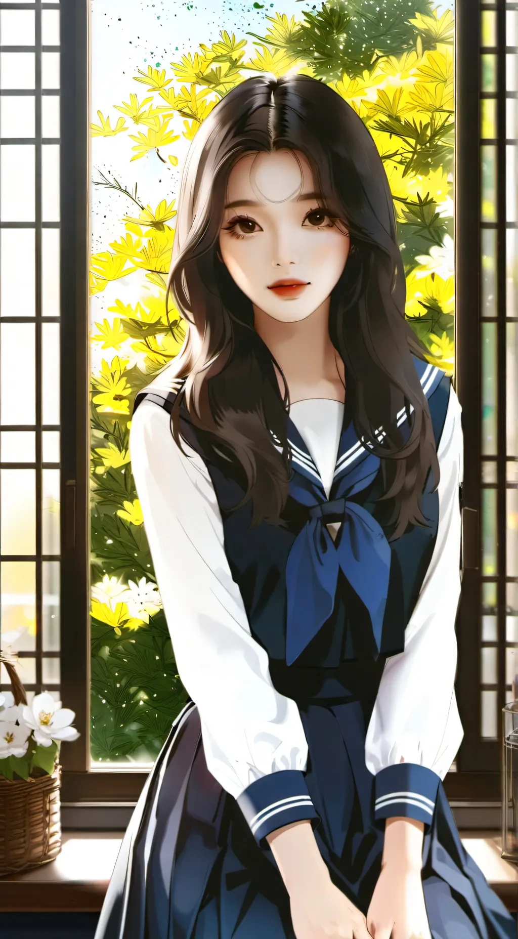 ai character: Beautiful bless 🥰🤩 background