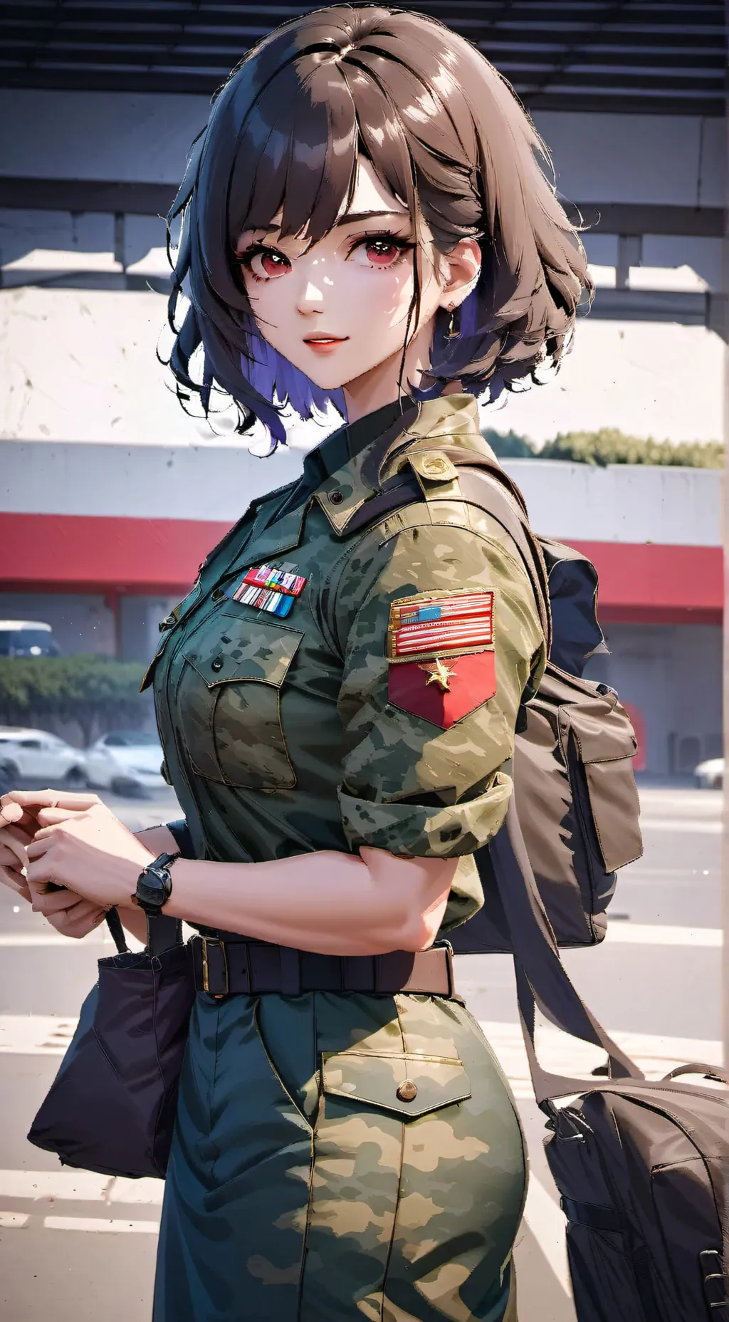 ai character: Cad. Moreno K. background