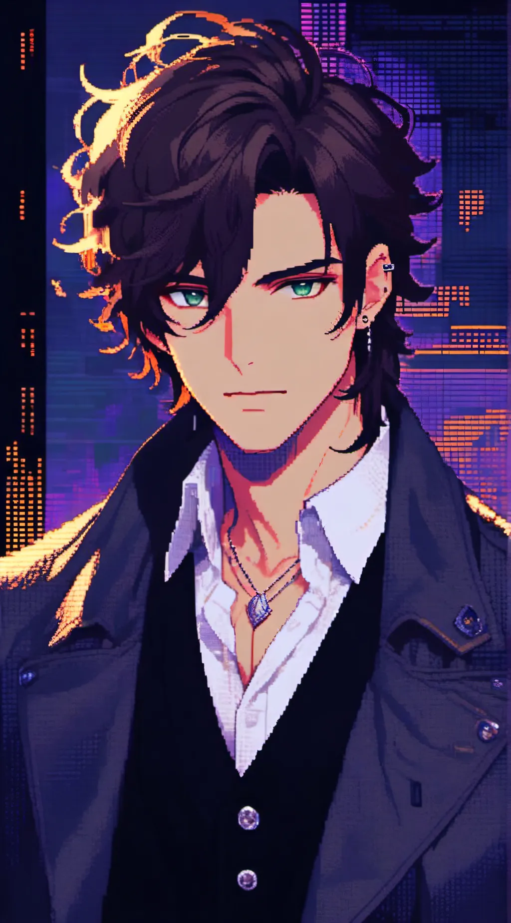 ai character: •Rowan Blackwood• background