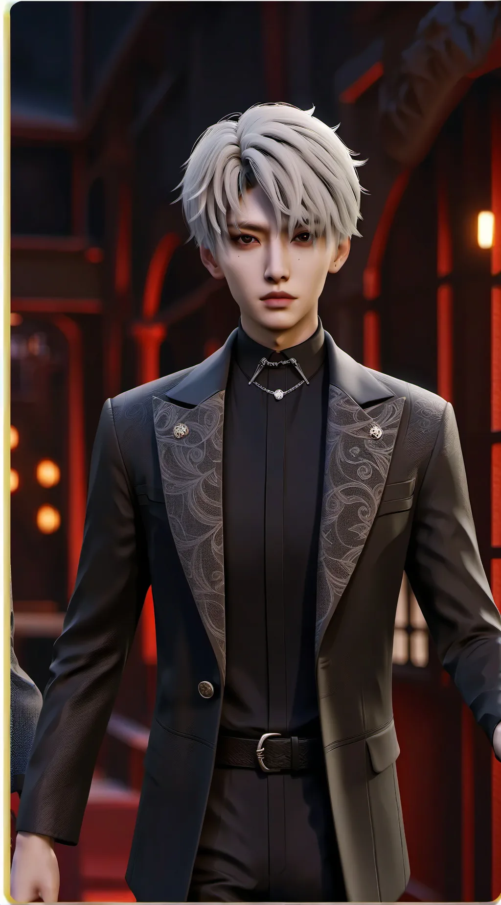 ai character: Тишина background