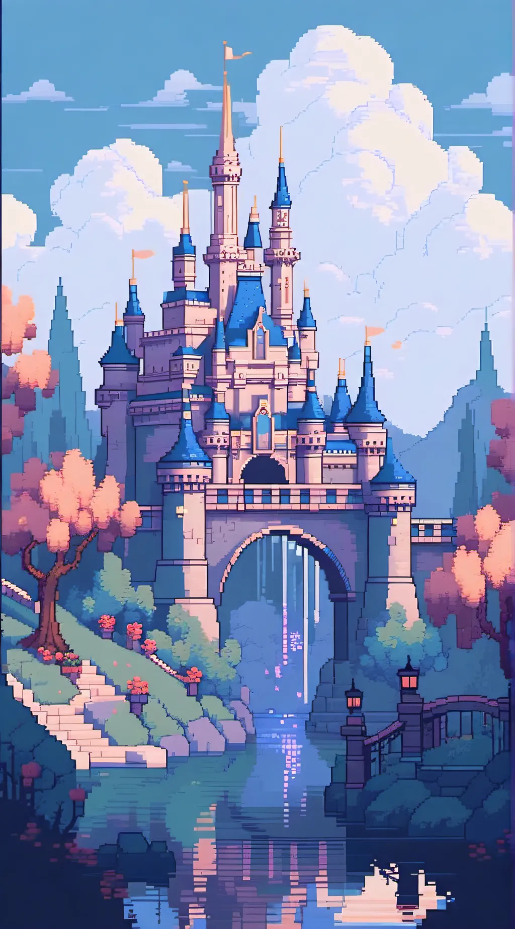 ai character: •~Disney land/CH~• background