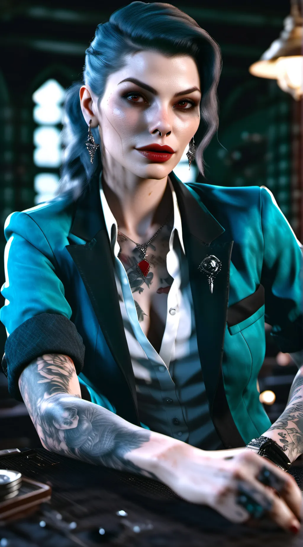 ai character: Marie background